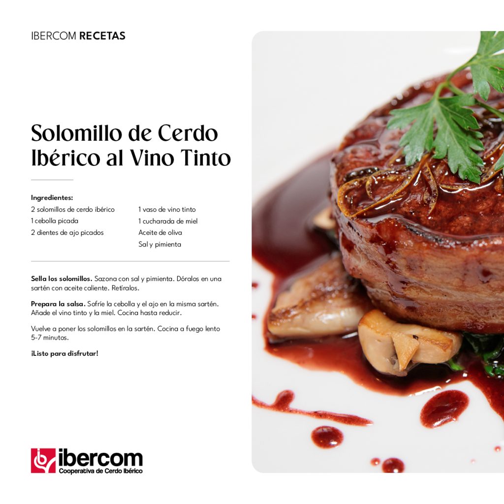 receta solomillo al vino tinto